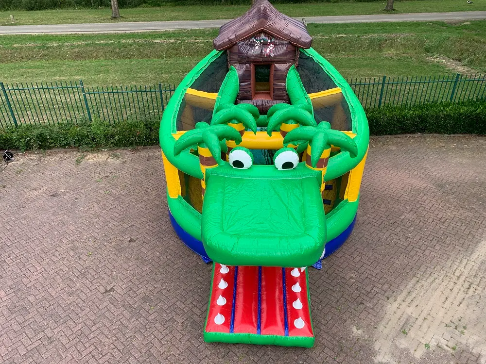 Krokodil Hüpfburg in Achim für Kindergeburtstag nahe Ottersberg